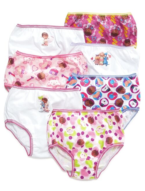 DISNEY Doc McStuffins Cotton Panties, 7-Pack, Toddler Girls