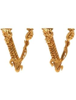 Gold Virtus Earrings