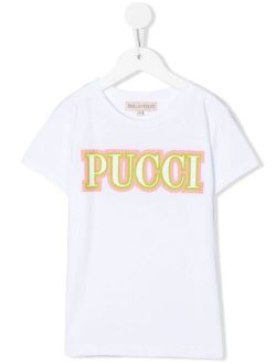 Emilio Pucci Junior logo-print short-sleeve T-shirt