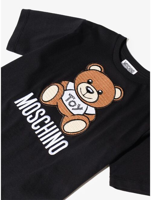 Moschino Kids bear-motif T-shirt