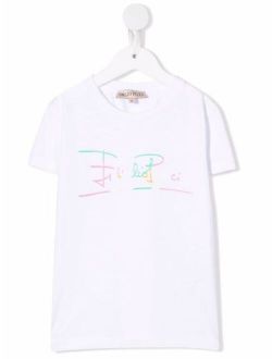 Emilio Pucci Junior logo-print cotton T-shirt