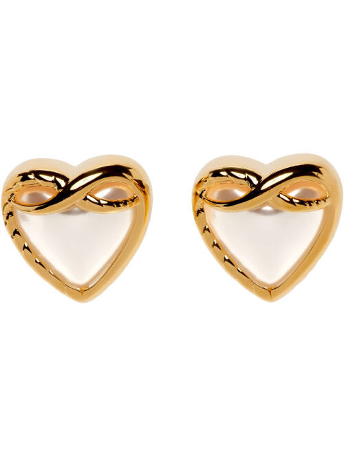S_S.IL Gold Everyday Heart Earrings
