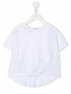 Kids heart-pattern cotton T-shirt