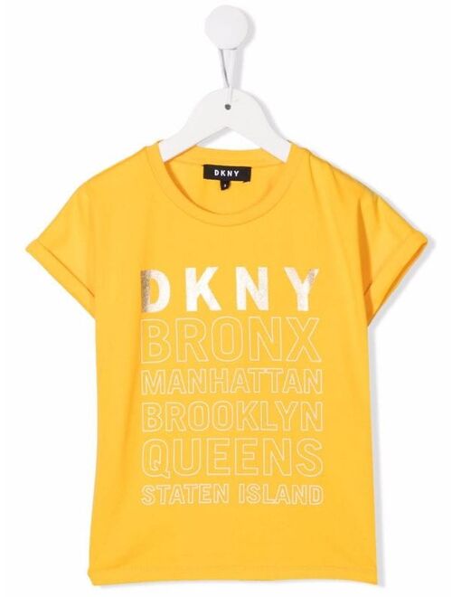 Dkny Kids TEEN logo-print T-shirt