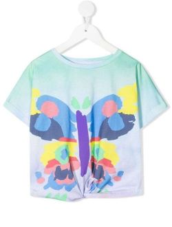 Kids butterfly-print T-shirt