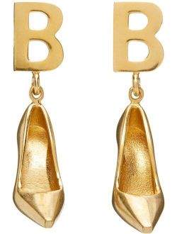 Gold Heels Earrings