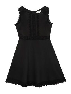 RARE EDITIONS Big Girls Scuba Knit Princess Bodice Skater Dress
