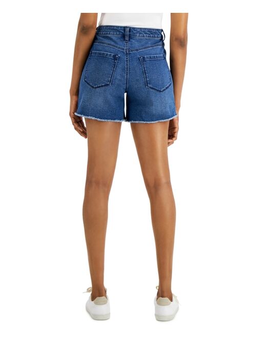 STYLE & CO Women's Distressed Frayed-Hem Shorts, Created for Macy's