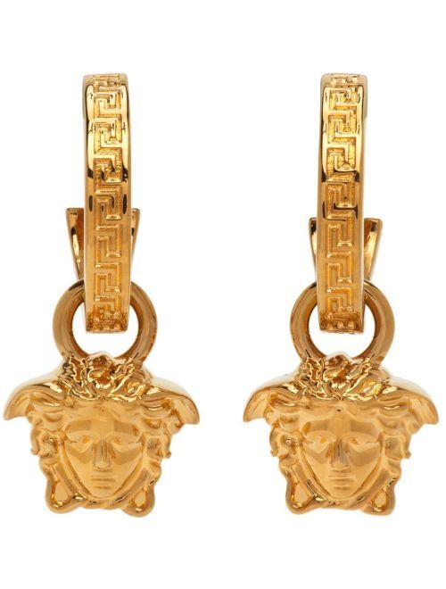 VERSACE Gold 'La Medusa' Hoop Earrings