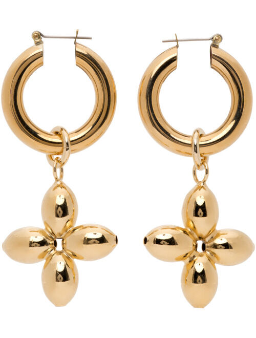LAURA LOMBARDI Gold Santina Earrings