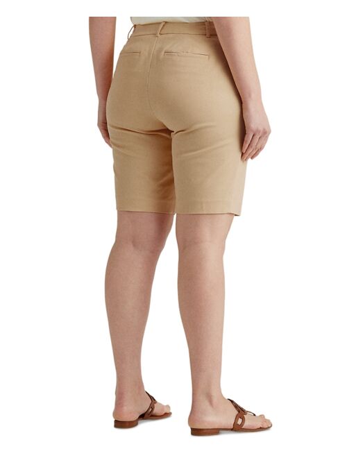 Polo Ralph Lauren LAUREN RALPH LAUREN Plus-Size Stretch Cotton Shorts