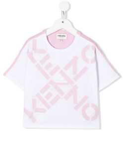 Kenzo Kids logo-print short-sleeveT-shirt