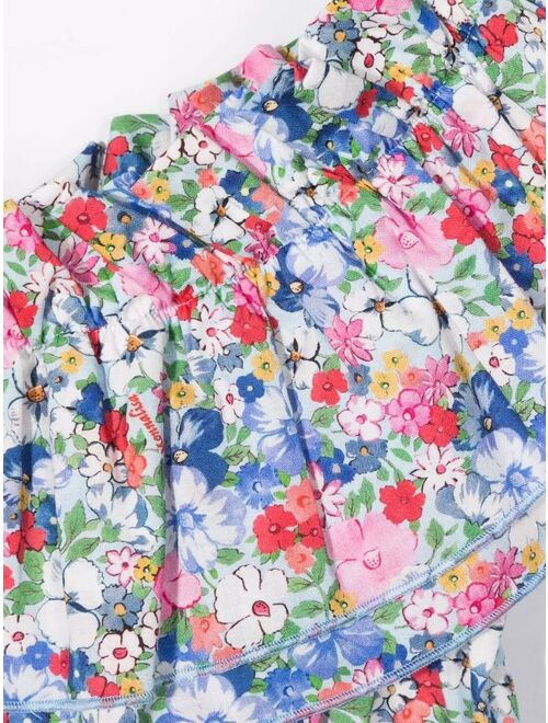 Monnalisa floral-print blouse