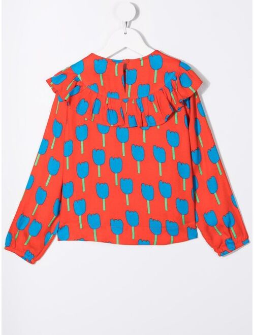 Stella McCartney Kids floral-print blouse