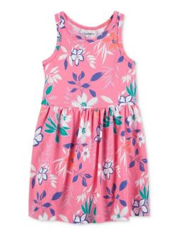 Toddler Girls Floral-Print Sleeveless Dress