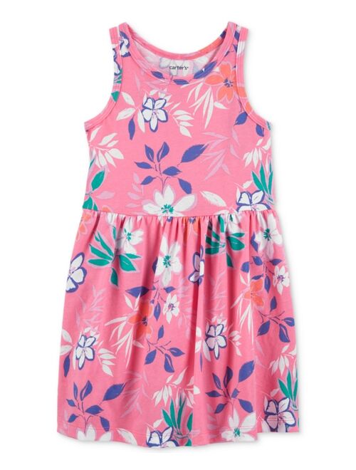 CARTER'S Toddler Girls Floral-Print Sleeveless Dress