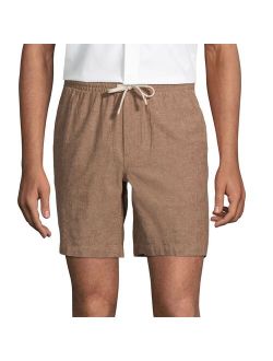Linen Cotton 7" Deck Shorts