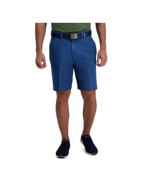 Men's Haggar® Work to Weekend® Straight-Fit Flat-Front Denim Shorts