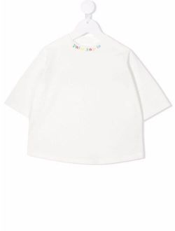 Kids logo-print cotton T-shirt