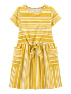 Toddler Girls Striped Dress