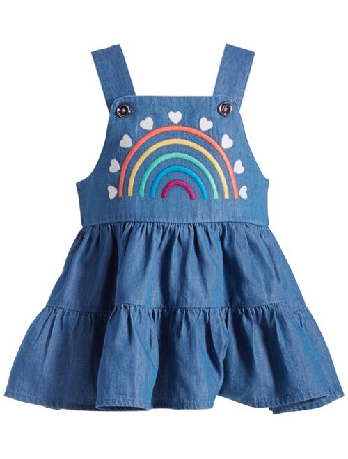 FIRST IMPRESSIONS Baby Girls Rainbow Tiered Jumper, Created for Macy's