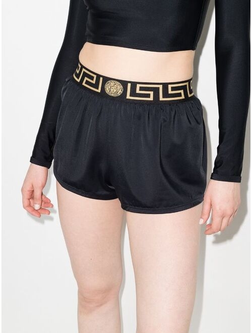 Versace Greca-waistband shorts