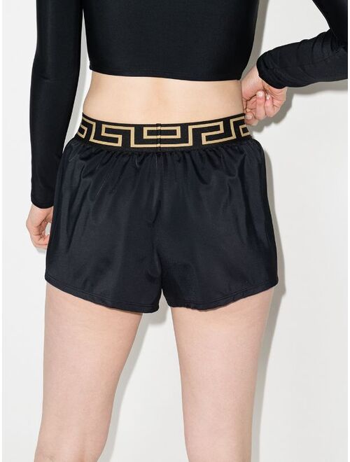 Versace Greca-waistband shorts
