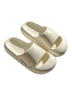 PUWAN Cloud Slides Sandals for Women Men, Soft Anti-Collision House Slippers Couple Summer Shoes for Shower Beach Pool Travel