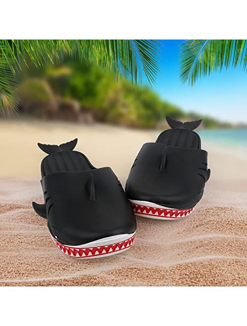 JOYEAR Unisex funny Lobster Shark Slippers Couple Summer Beach Slipper Bath Sandals Pool Beach Shower Shoes