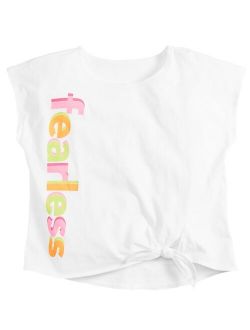 ID Ideology Big Girls Fearless Knotted Top, Created for Macy's