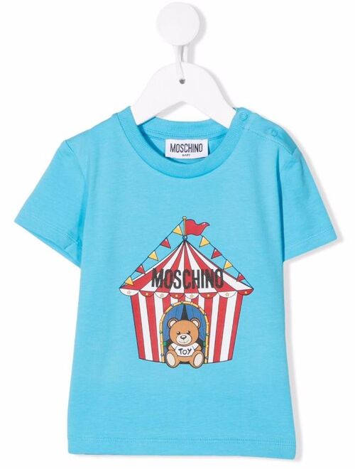Moschino Kids logo-print short-sleeve T-shirt
