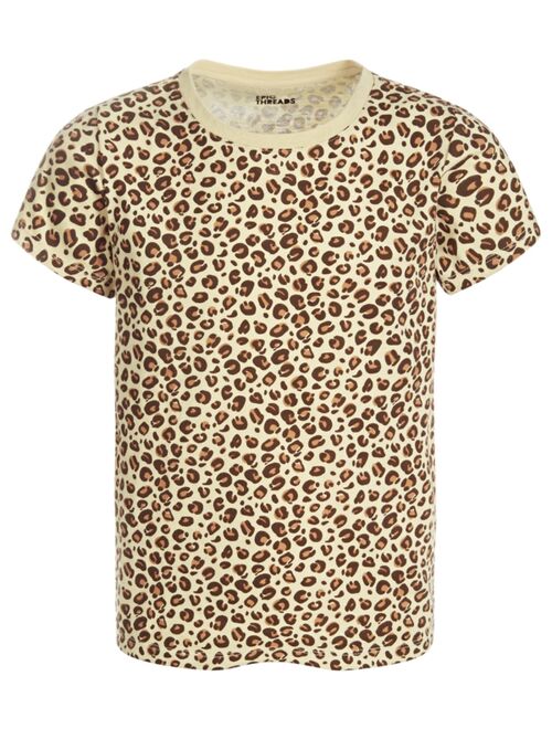 Epic Threads Big Girls Leopard-Print T-Shirt, Created for Macy's