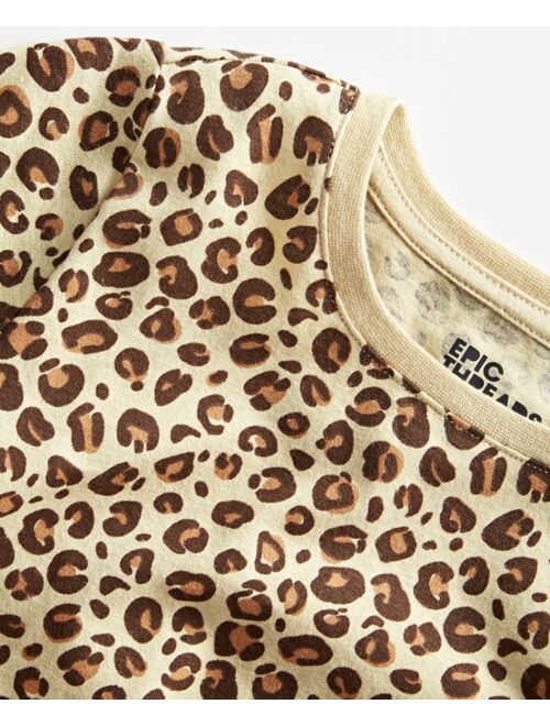 Epic Threads Big Girls Leopard-Print T-Shirt, Created for Macy's