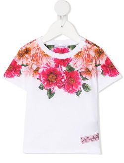 Kids floral print T-shirt
