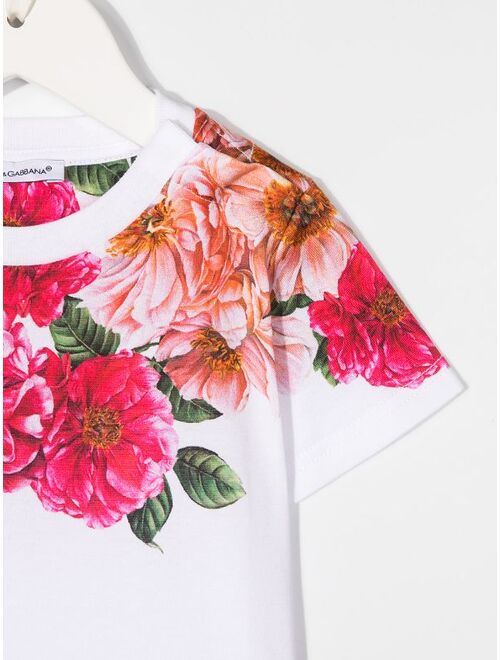 Dolce & Gabbana Kids floral print T-shirt