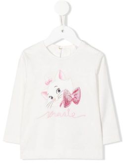 Marie-motif cotton T-Shirt