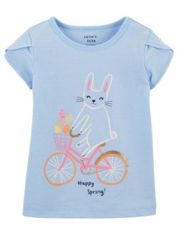 Toddler Girls Easter Jersey T-shirt
