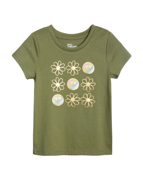 Epic Threads Toddler Girls Short Sleeves Graphic T-shirt