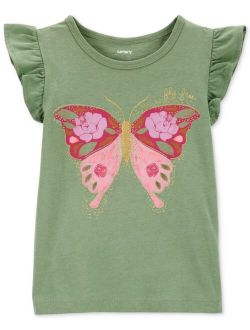 Toddler Girls Butterfly Flutter Shirt