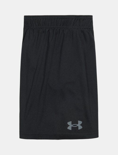 Under Armour Boys' Pre-School UA Linear Big Logo Twist Short Sleeve & Shorts Set