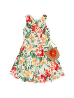Girls 7-16 Speechless Floral Dress with Purse