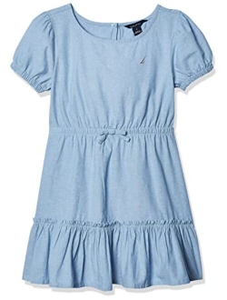 Girls Short Sleeve Fashion Dress