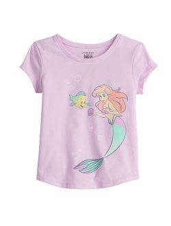 Toddler Girl Disney The Little Mermaid Ariel & Flounder Shirttail Graphic Tee by Jumping Beans