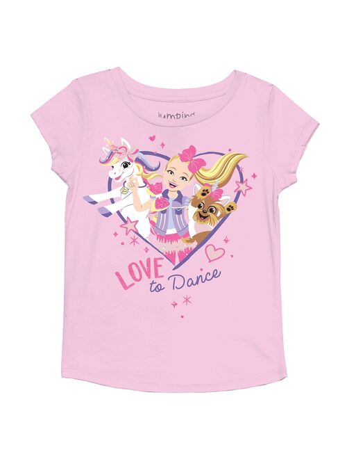 Girls 4-12 Jumping Beans Love To Dance Graphic Tee