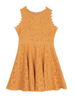 RARE EDITIONS Big Girls Lace Skater Dress