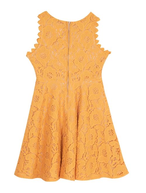 RARE EDITIONS Big Girls Lace Skater Dress