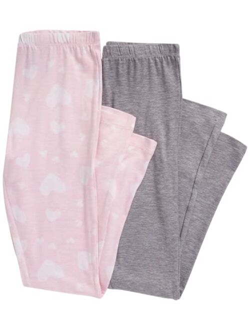 Only Girls Leggings 2 Pack Super Soft Yoga Dance and Lounge Pants (Size: 8-14)