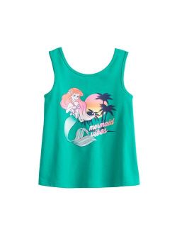 Toddler Girl Disney The Little Mermaid "Mermaid Vibes" Adaptive Sensory Graphic Tank Top by Jumping Beans