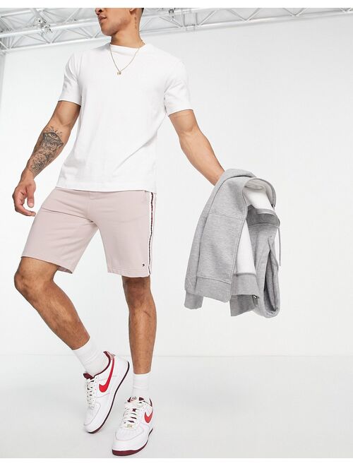 Tommy Hilfiger exclusive to ASOS flag shorts in beige