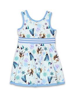 Frozen Toddler Girls Fit and Flare Ultra Soft Dress